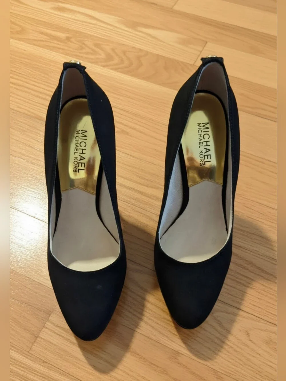 Genuine Michael Kors Women’s Black Suede Stiletto Pumps Size 7M